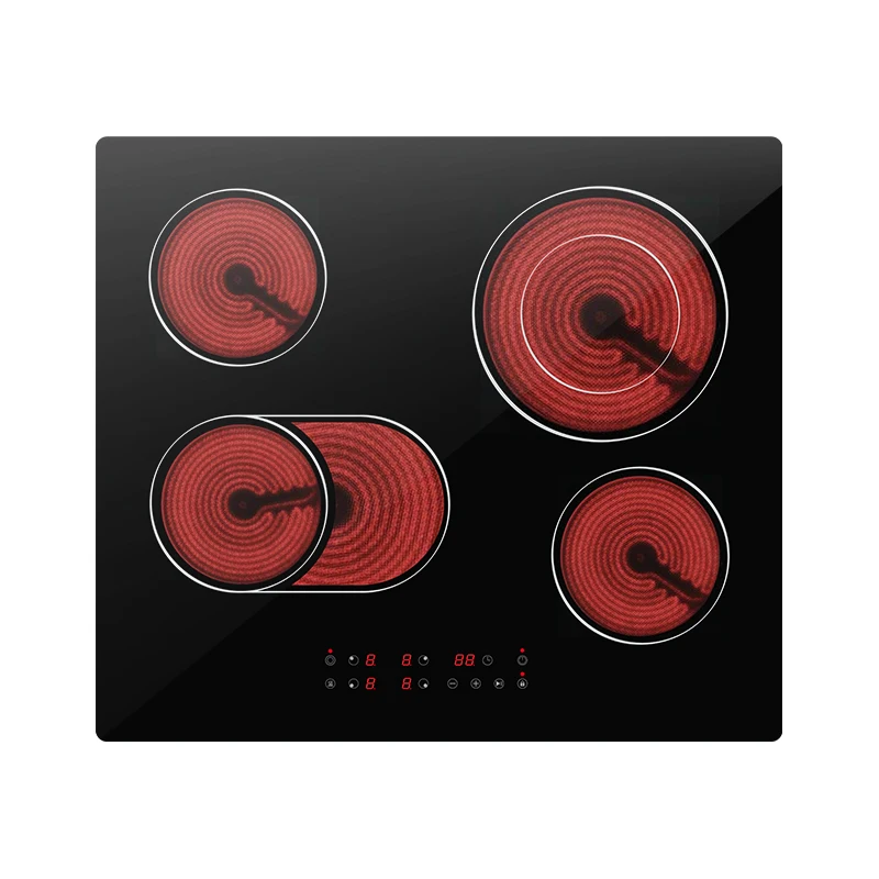 220V Hot sales built in cooktop low price 4 burner induction hob kitchen appliance infrared cooker