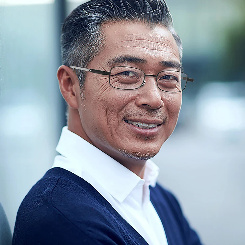 Portable ultra-light ultrathin metal frame bulk women men reading glasses anti blue light