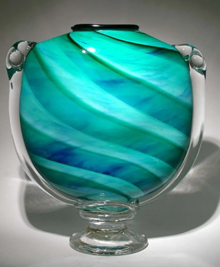Luxury hand made murano glass hotel decorative vase