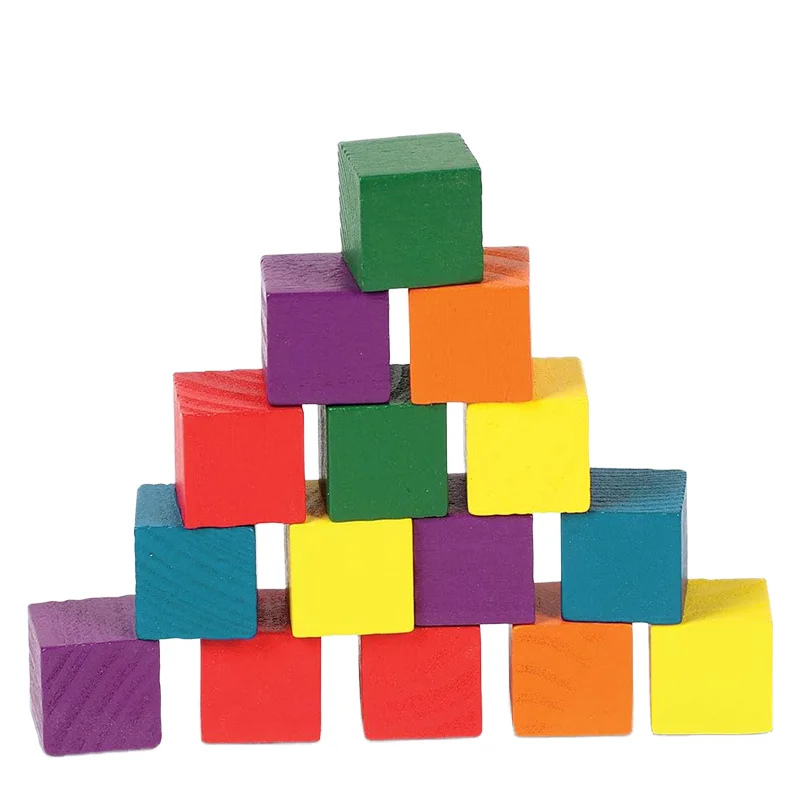 Набор деревянных кубиков 19*19*19 мм