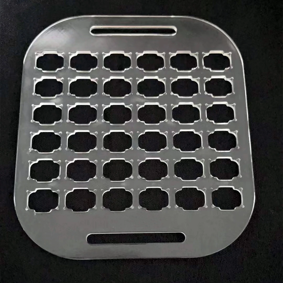 High transmittance ultraviolet transmittance Laboratory instrument for quartz glass with zonal pores