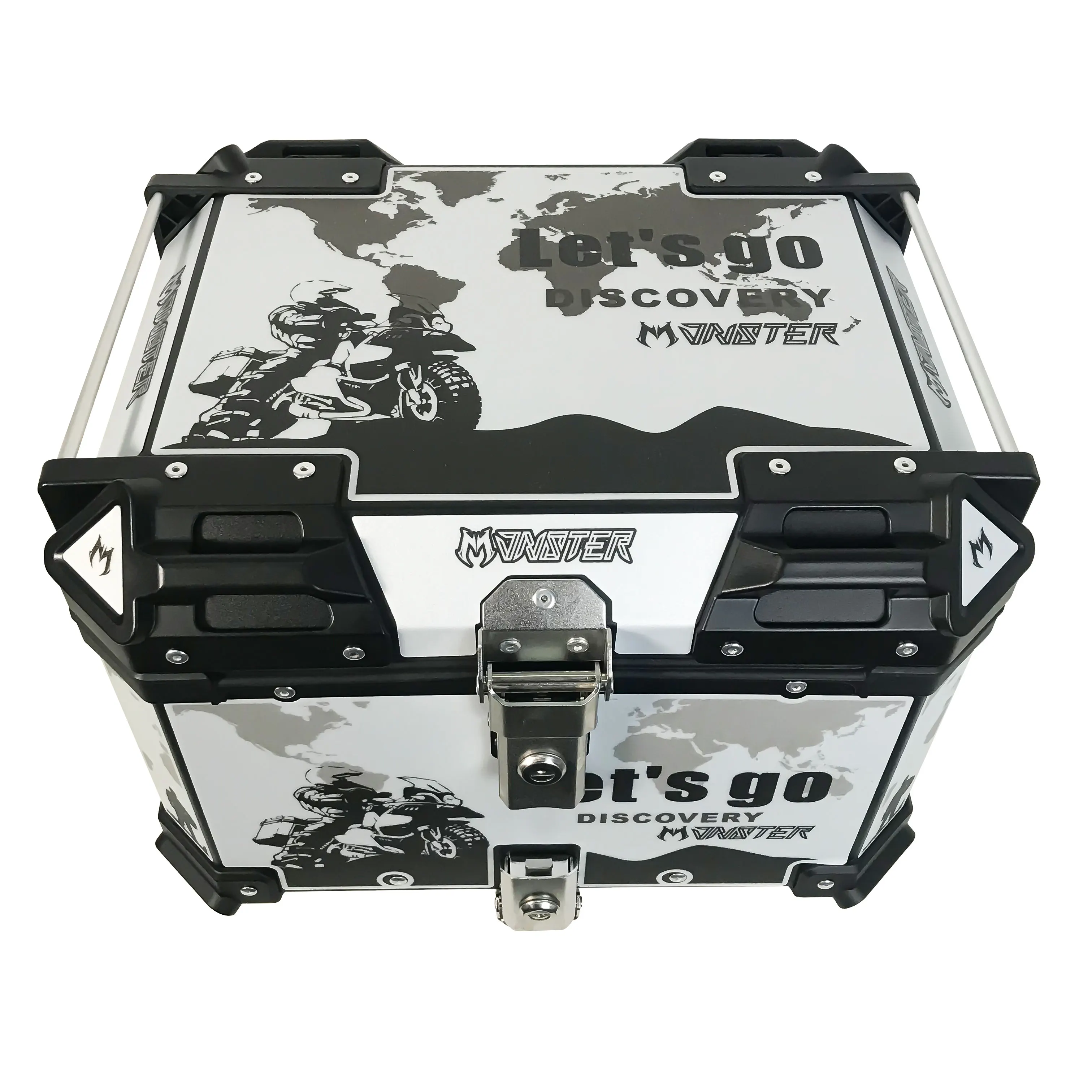 OHHO 45L Новый Дизайн мотоциклетная задняя крышка из алюминиевого сплава