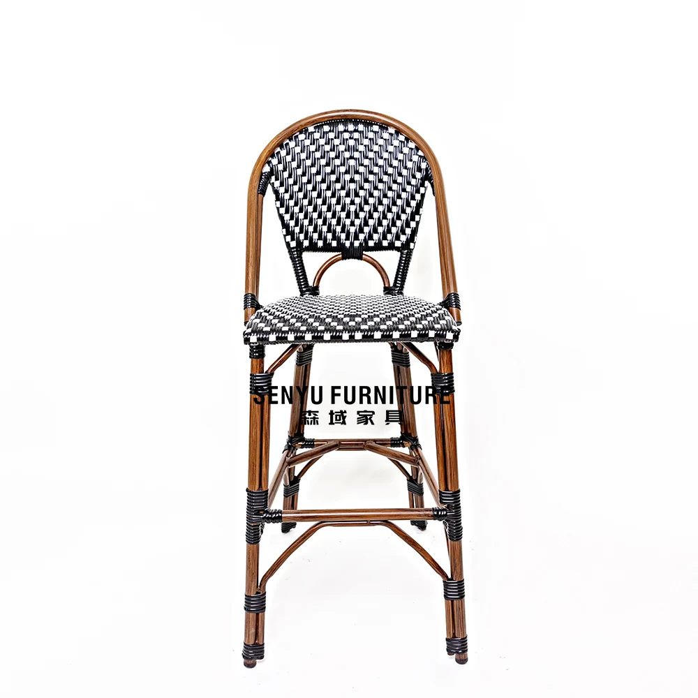 Уличный тканый синтетический ротанговый стул