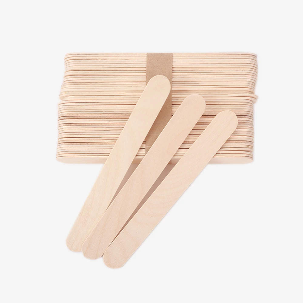 Biomaser Wood Tongue Depressor tattoo Tattoo Accessories Body Removal Sticks Waxing Disposable Sticks