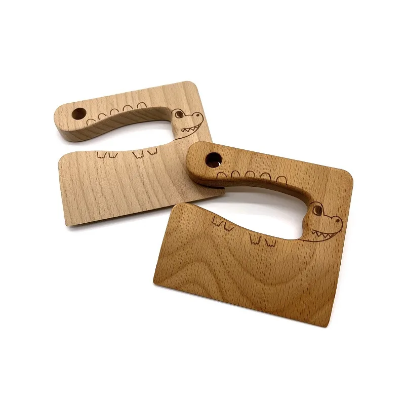 Производители поставляют Детские кухонные инструменты деревянные ножи для резки фруктов и овощей детские деревянные ножи игрушки «сделай сам»