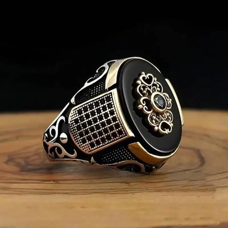 Fashion Jewelry Rings Cubic Zirconia Design Lab Custom Championship Stone Adjustable Wholesale Finger Couple Ring for Lovers