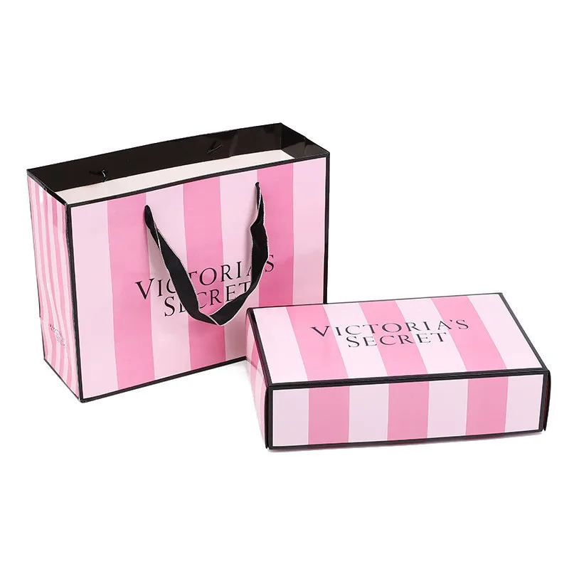 Wholesale Printed pattern Packaging bags, Boutique Shopping Gift Craft Paper perfume Paper bags without Handle/