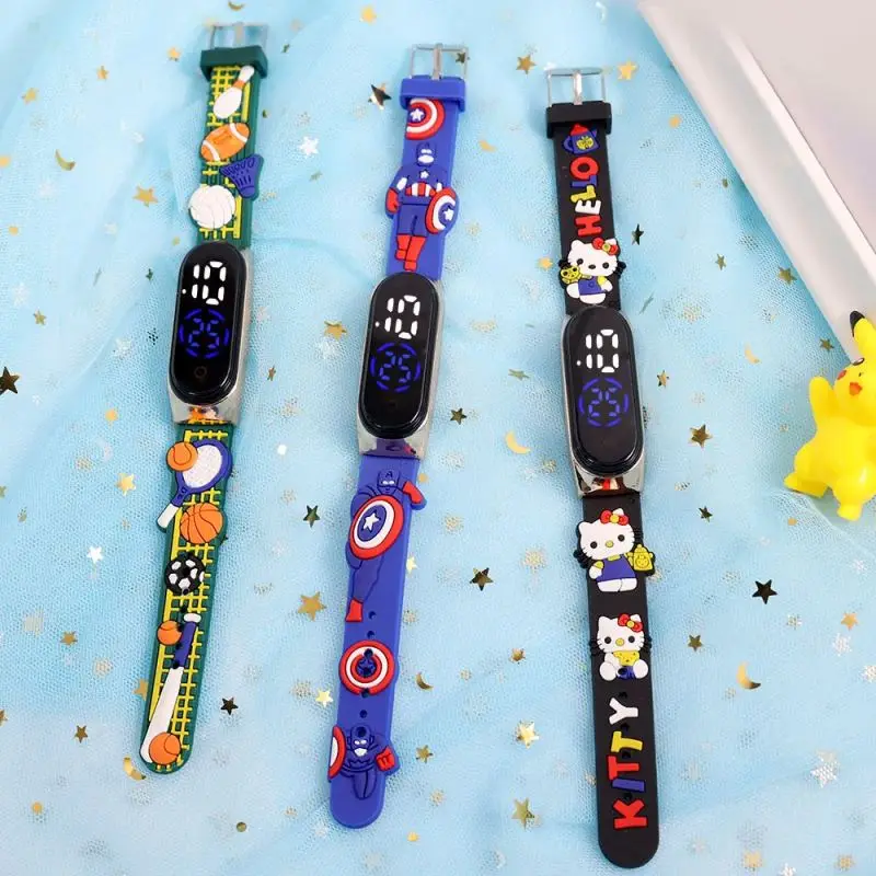 Newly Child 3D Cartoon Animals Watch Led Watches Kids Bracelet Children Kids Touchscreen Reloj Digital Watch