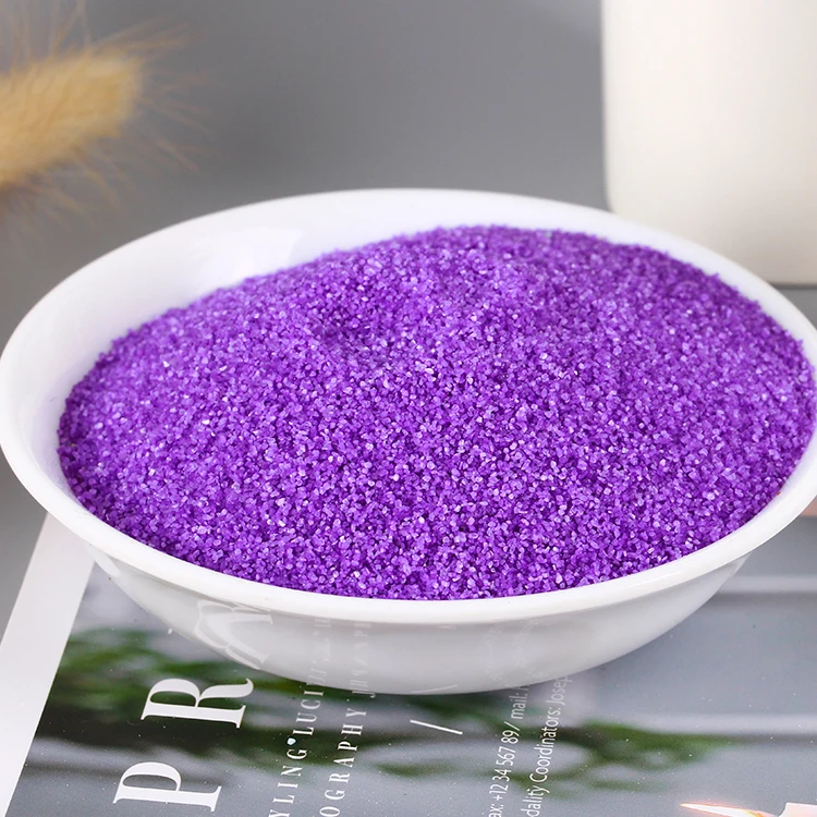 Flower Pot Plant Pavement Artificial Colored Sand Pearl Luster Painting Grade Color Sand For Garden
