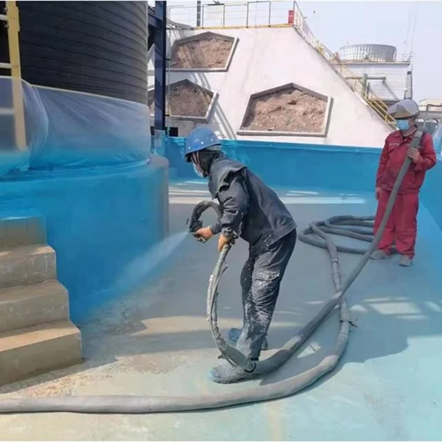 Polyurea Anticorrosion Coating For Leaking Foundation And Cofferdam In Acid-base Tank Farm