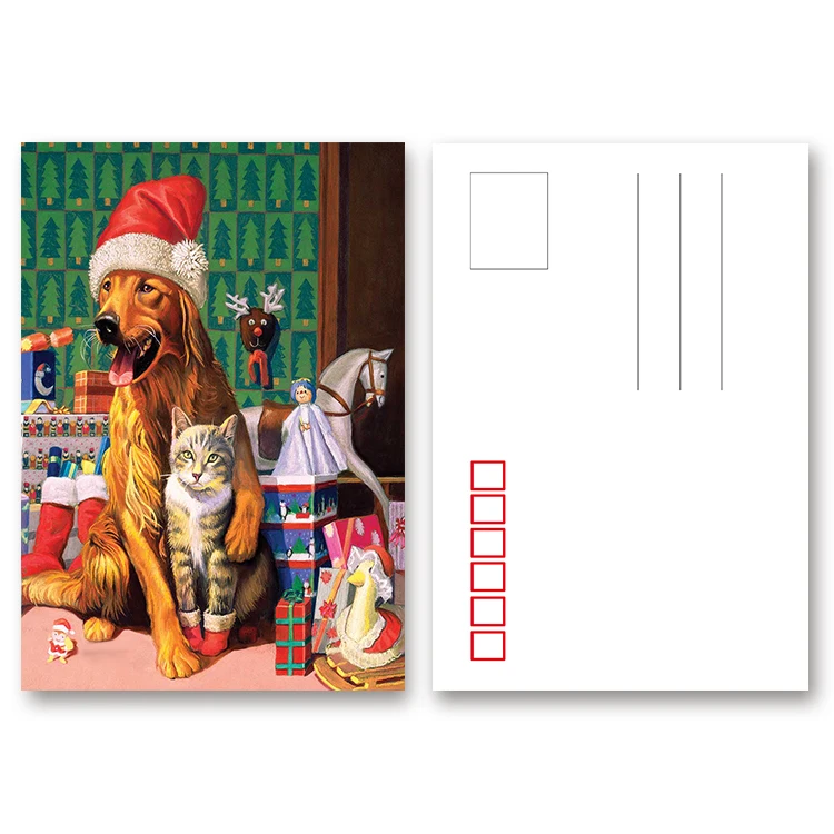 
Beautiful Handmade Birthday 3D Greeting Card, Postcard Printing, Postcard Set 