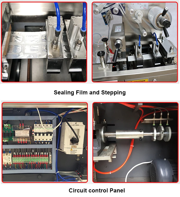 DPP-80 automatic blistering packing machine for snacks