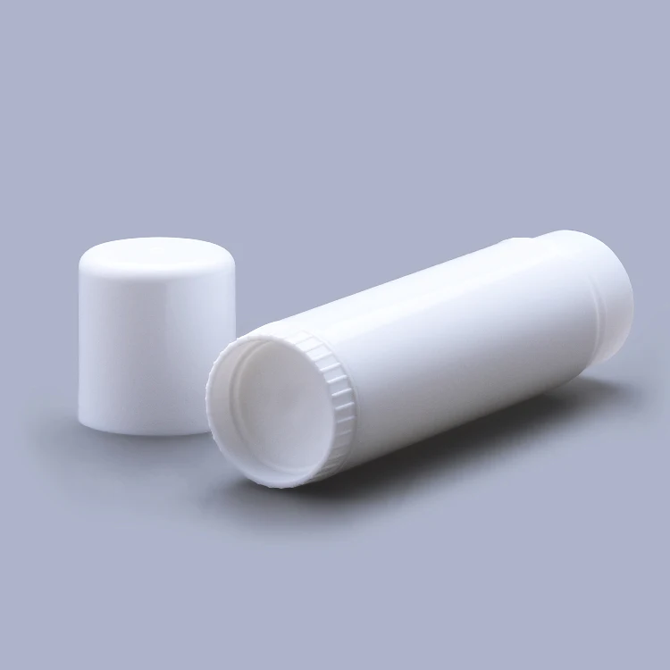 5g 15g Eco-friendly Customized Luxury Wholesale Chapstick White Plastic Slim Thin Mini Lip Balm Tube
