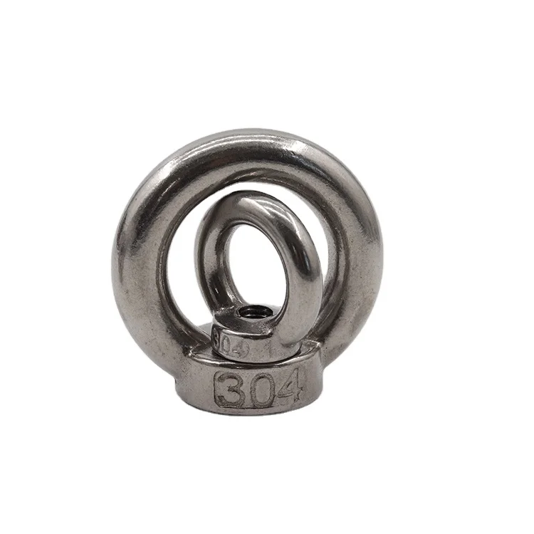 AISI 304 316 DIN582 stainless steel lifting eye Bolts eyebolt screw eye nut eyenut