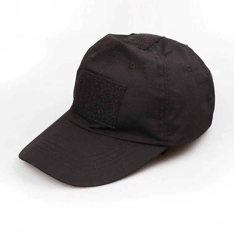 
Black Military Visor Caps Mens Camo Trucker Tacical Black Army Baseball Cap 