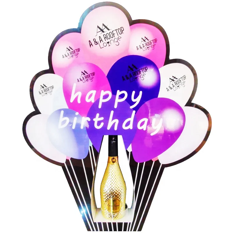 LED Balloon Bottle Presenter Balloons Glorifier Display for DJ Disco Events Party Lounge Bar Night Club LED VIP Bottle Carrier