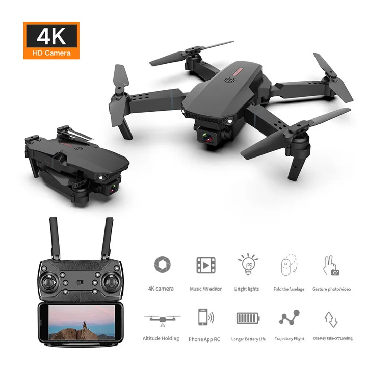  2021 тренд Global Online 720P 4K двойной Дрон складной с камерой VS Mavic Mini Air Drone E58