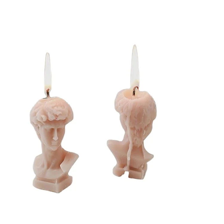 2021 Home Decoration Handmade Aromatic David Candles Wholesale Colorful Birthday Gift Scented Soy Wax