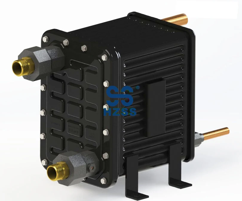 
 Трубчатый теплообменник 10HP с циркулирующим воздухом и водонагревателем  