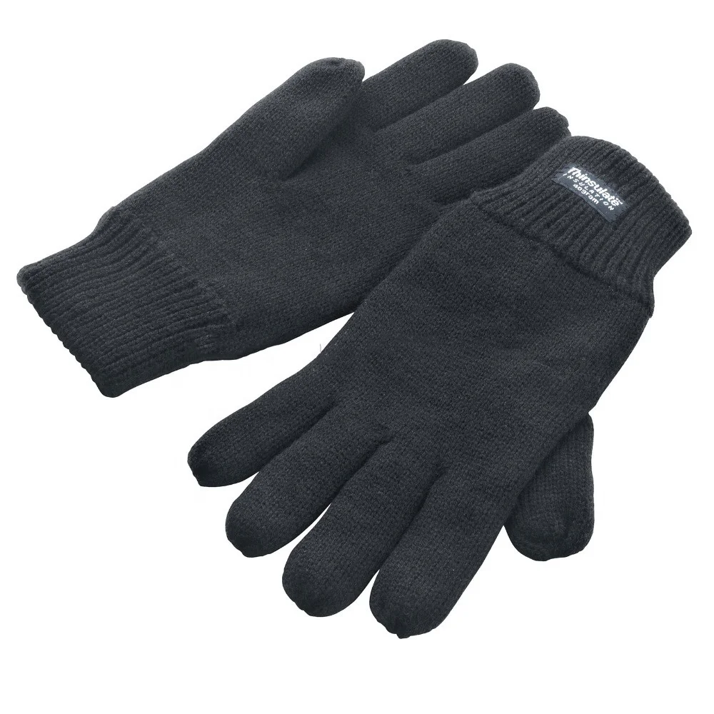 Cold Outdoor Workwear Acrylic Cold Resistant Thermal Gloves With Thinsulate Lined