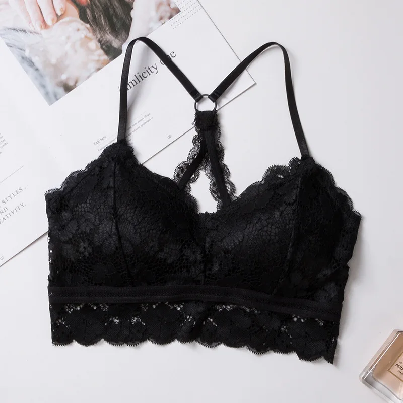 Fairy Lace Beauty Back Underwear Sexy Bra Thick Chest Mat Gather Underwear