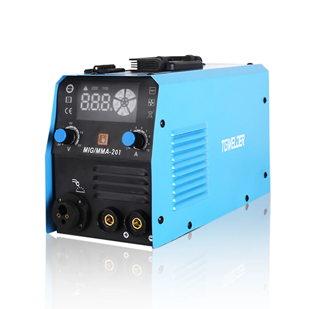 Oem safety co2 mag mig tig welding machine lcd welder 4 in 1