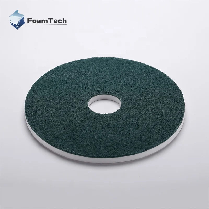 Concrete marble motor floor polishing mat hotel lobby floor cleaning round gasket customized with various sizes and thicknesses