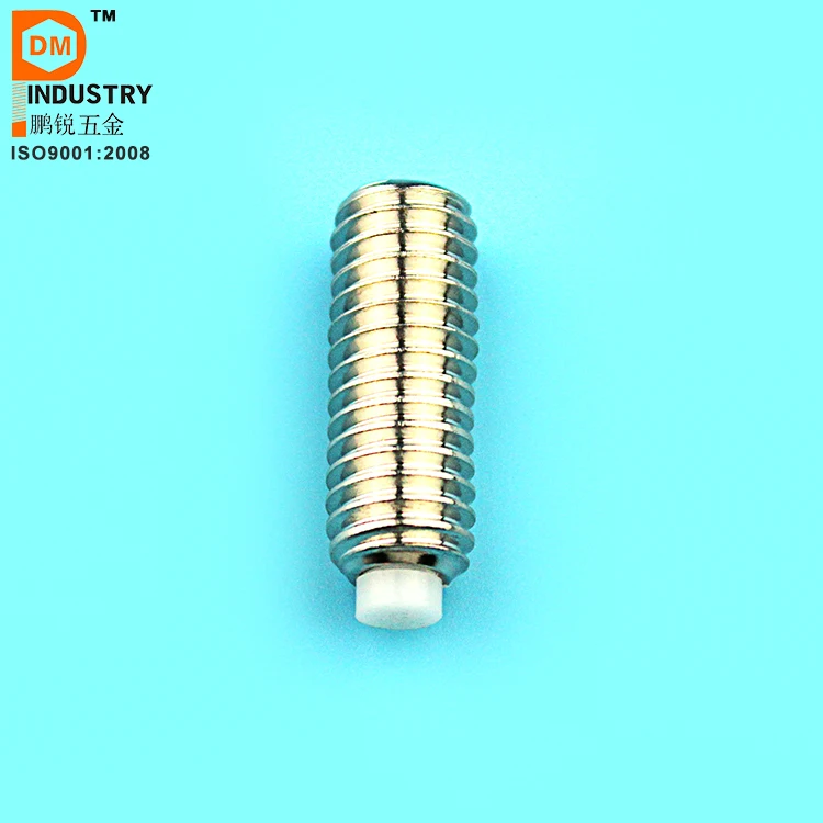 Stainless Steel Hex Socket drive Nylon/Brass Tip Set Screw