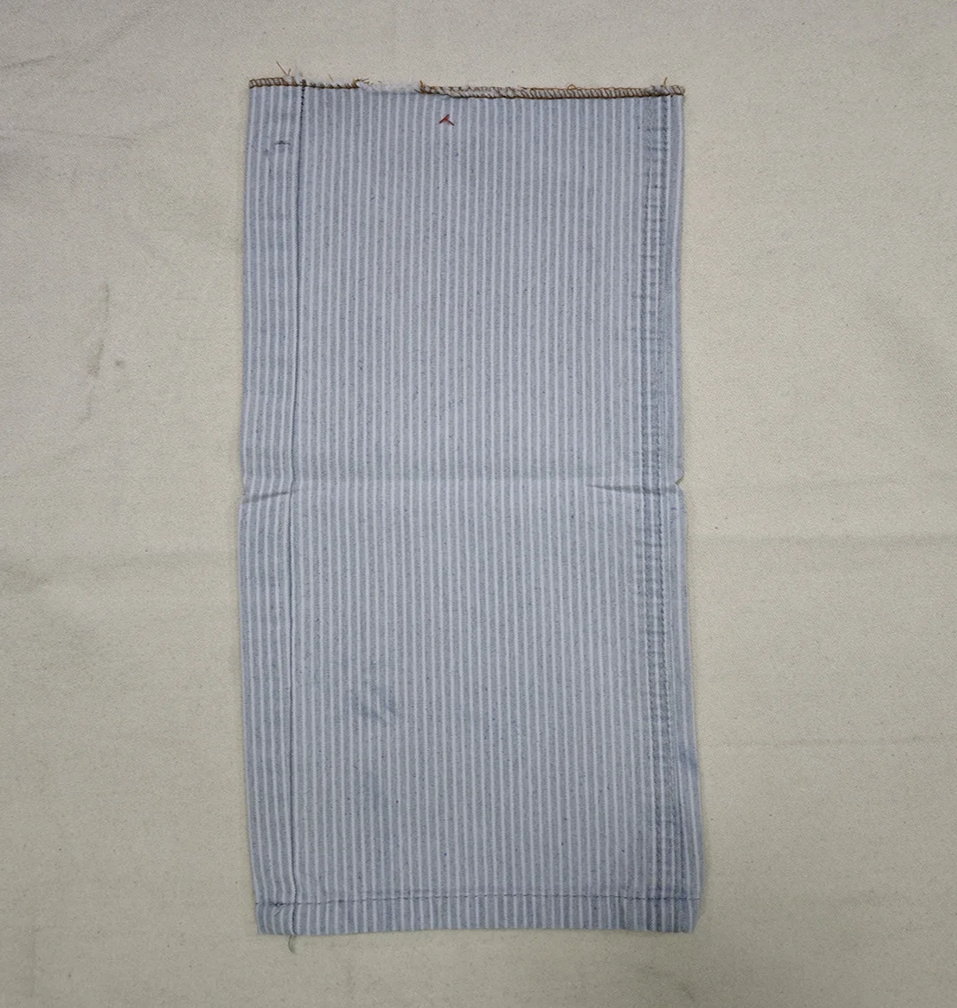 New Design 100% Cotton Checked Striped Denim Fabric And Jeans Custom Wholesale
