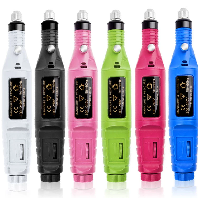 
Hotsale 6 colors Mini Portable Pen cheap nail drills USB mini electric Nail Drill Manicure 