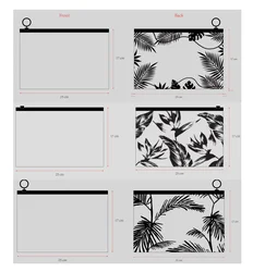 Пыленепроницаемый чехол на молнии для наращивания волос сумки хранения париков из ПВХ с