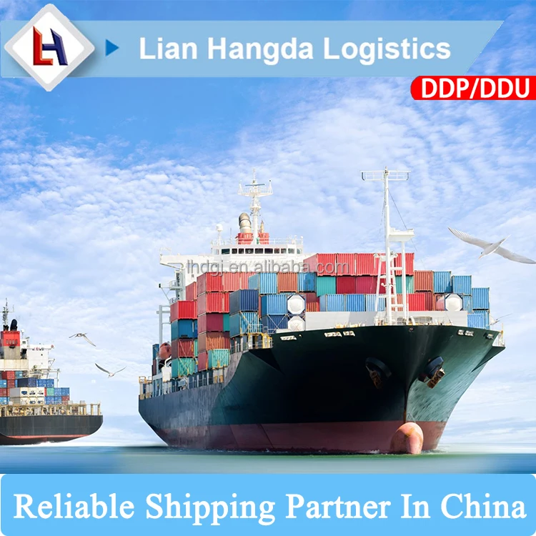 Door To Door Shipping Agent China To USA UK Australia Europe Freight Forward By Sea Cargo Logistics