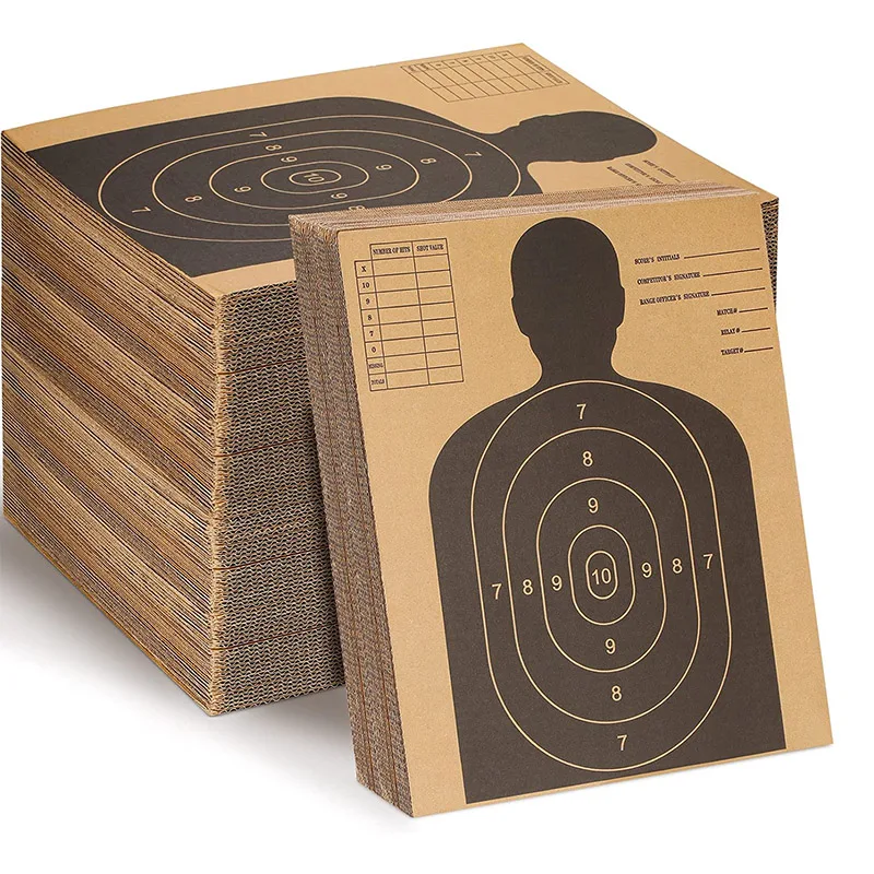 Large Range 18 X 24 Inch Paper Shooting Targets Card Stock Silhouette Reactive Splatter Shooting Target