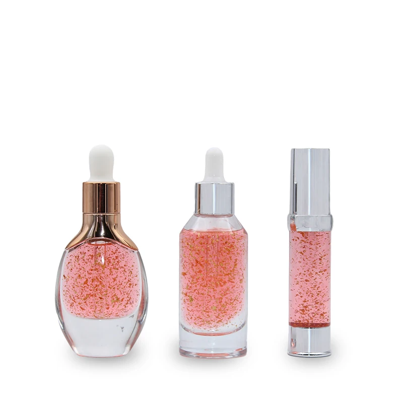 factory do your own label and box do private label ingredients different flavor texture is good 24k gold strawberry serum