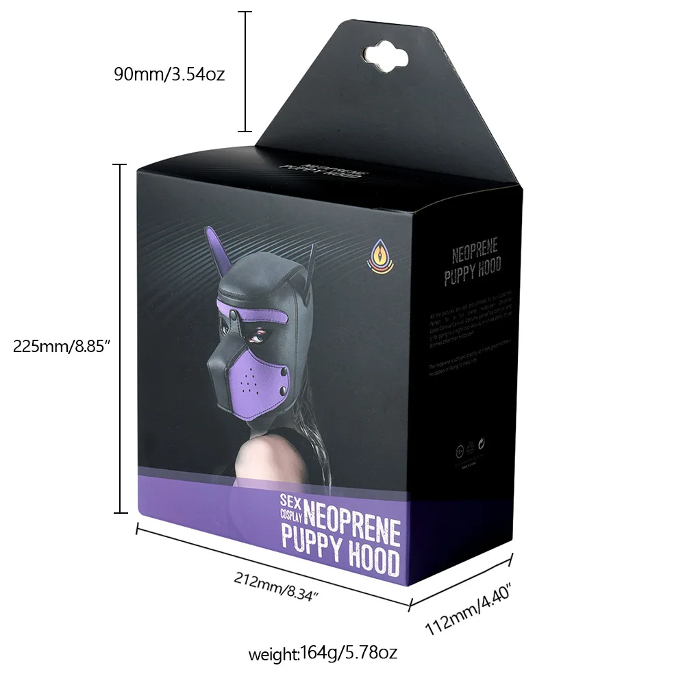 SM sex dog head cover adult training supplies role play nightclub dance mask dress up toy wholesale