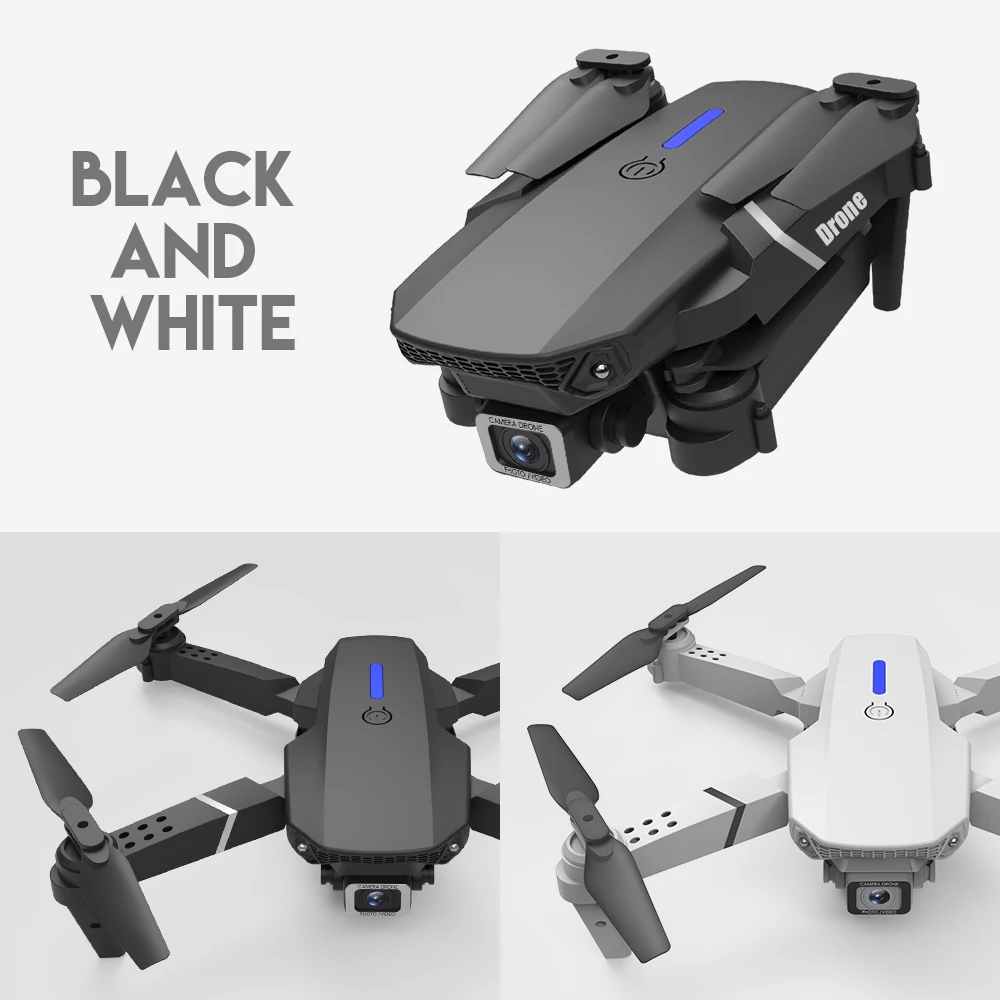  2021 Новый E88 Pro беспилотные летательные аппараты с широкоугольный объектив HD 4K 1080P двойная камера удержания высоты Wi-Fi складной Квадрокоптер Дрон игрушка в