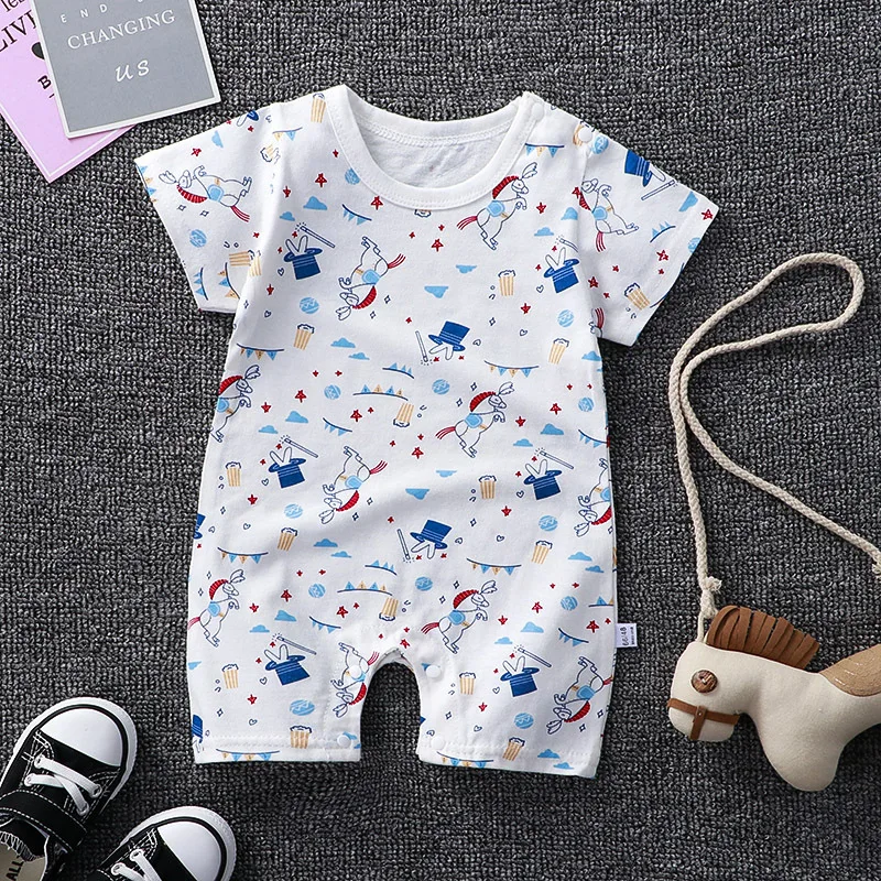 Newborn Baby Girls cotton rompers wholesale 0-3 months