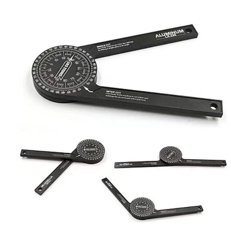 angle gauge 360 horizontal angle ruler wood cutting router tools miter saw protractor woodworking ruler drill locator