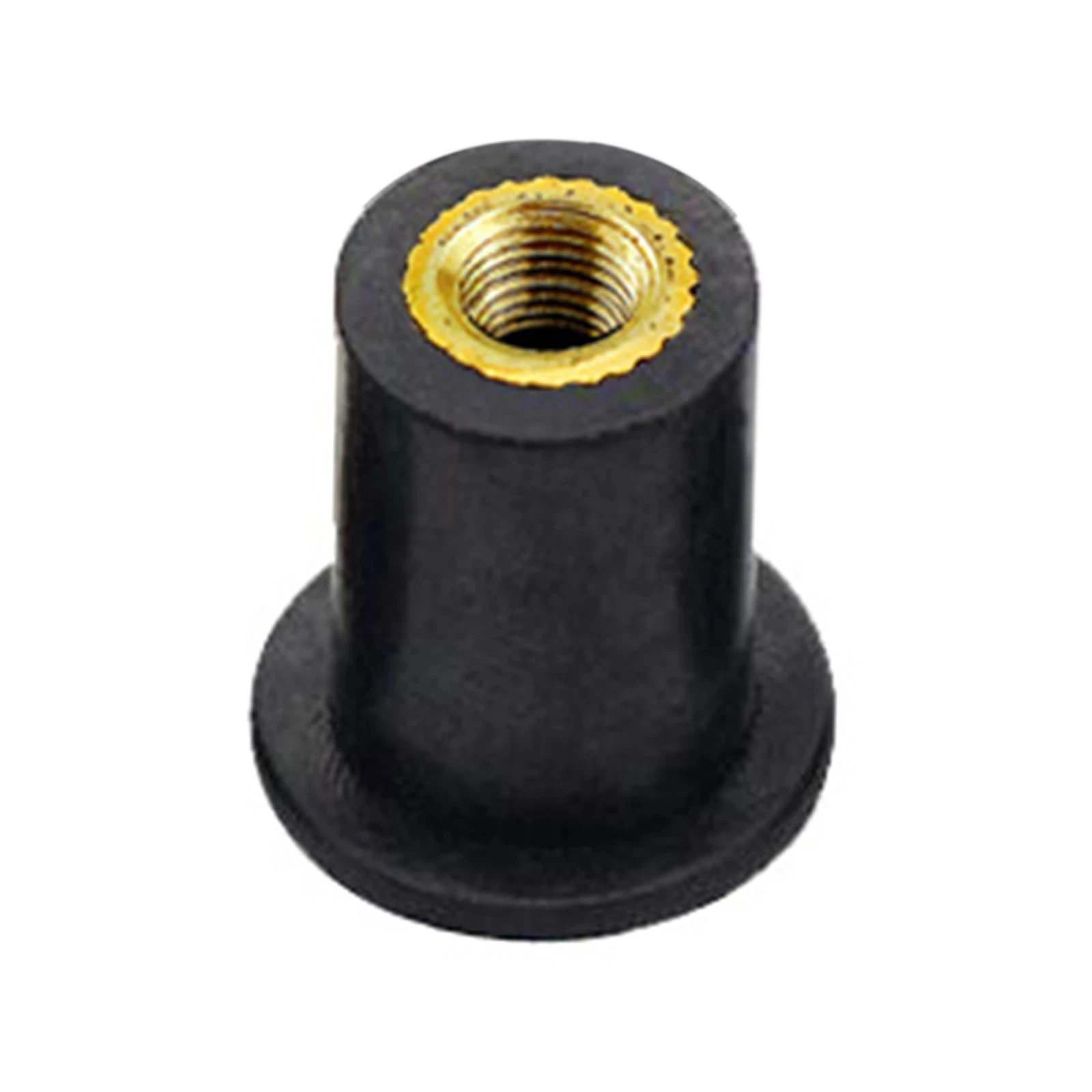 Universal Motorcycle  M5 Metric Rubber Wellnuts Windscreen Windshield Fairing Cowl Well Nut Bolts Screw Blind Fastener
