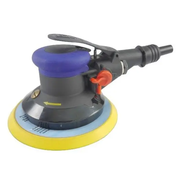 Высокая Скорость 12000 об./мин. 6-дюймовая самогенерируемая вакуумная воздушная пневматическая произвольная орбитальная шлифовальная машина с нижней пылезащитной крышкой