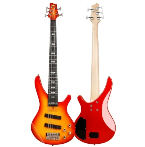 Bullfighter Custom Electric Bass Guitar  Fingerboard Rosewood Material 5 Strings  Bass Guitar