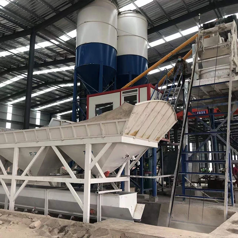 Factory Direct Stationary  DMP 60 Vertical Axis Planetary Foundation-Free Concrete Mixing Plant with Planetary