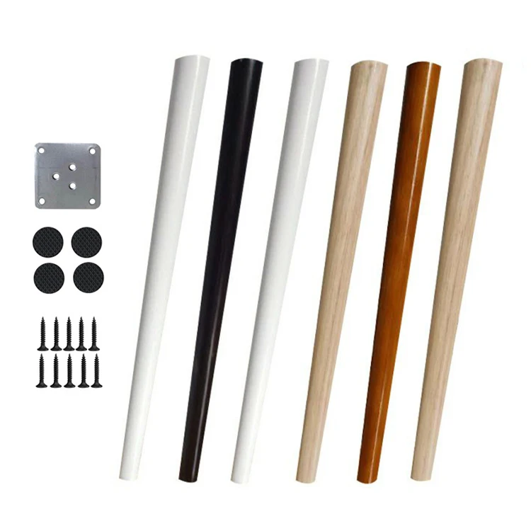 Wooden Leg Furniture Feet Dresser Desk Table Sofa Faux Leather Chairs Wood Legs