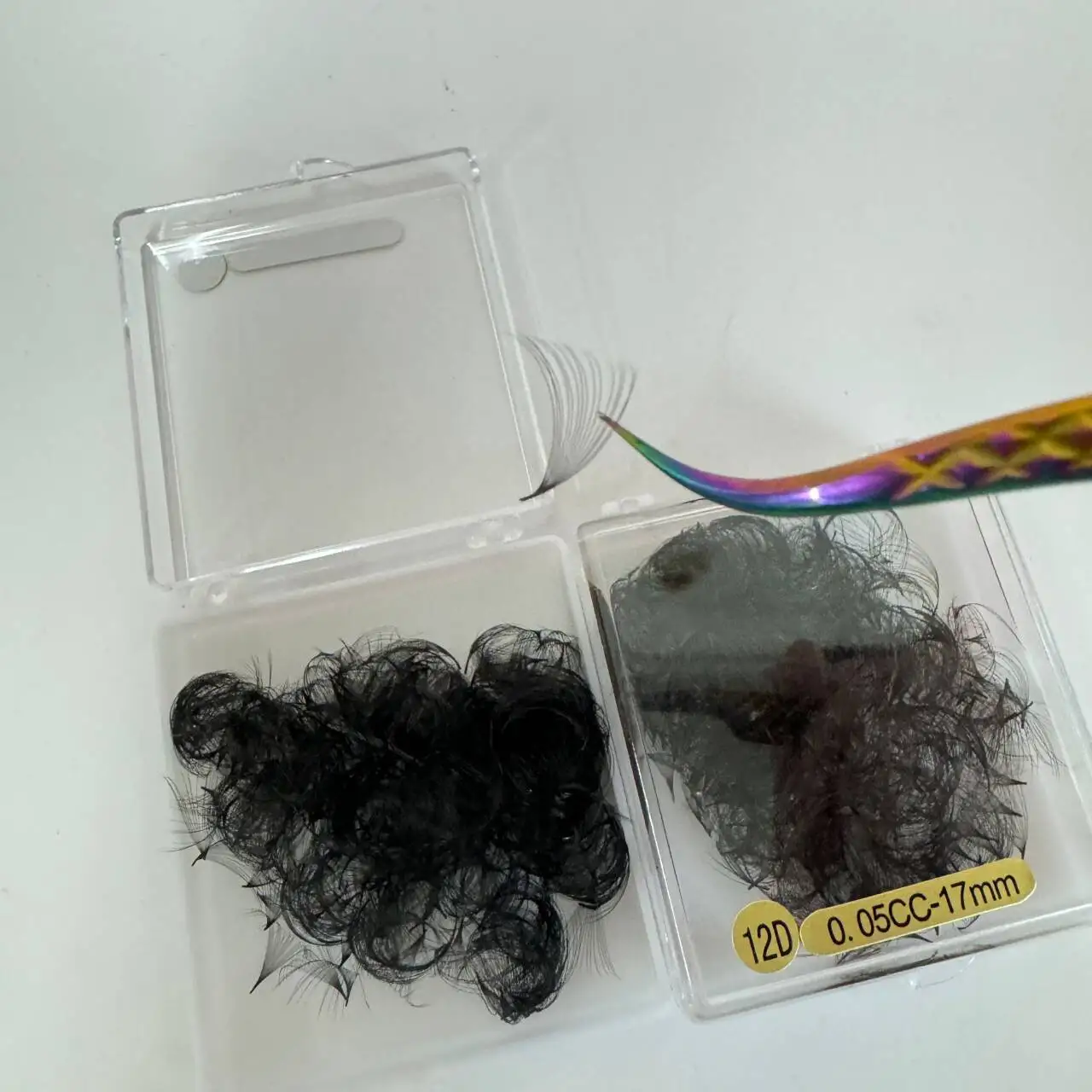 BY pre madefan loosefan0.03/0.05/0.07Eyelash dealer  soft lash trays focus lashes custom lash tray create your own brand kitlash