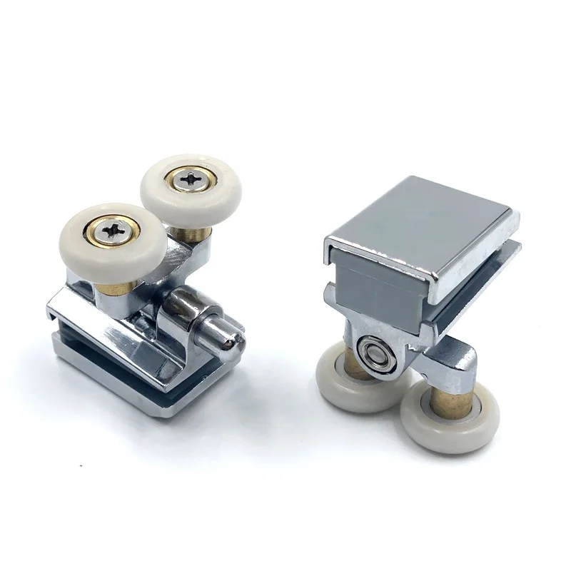 Heavy duty zinc alloy square shower roller