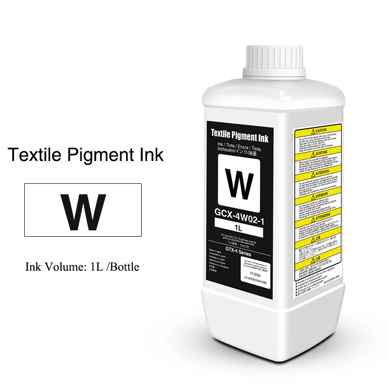 High Fastness Textile Pigment Dtg Ink For Brother Gt-381 384 Kornit Storm 1000