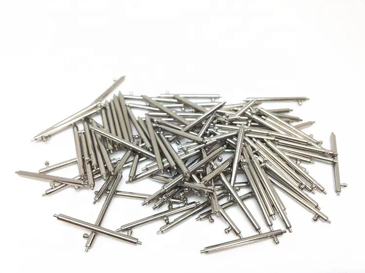 Низкий минимальный заказ, 100 шт., 1,5 мм, 1,8 мм, БЫСТРОРАЗЪЕМНАЯ пружина, твердый пружинный штифт для часов