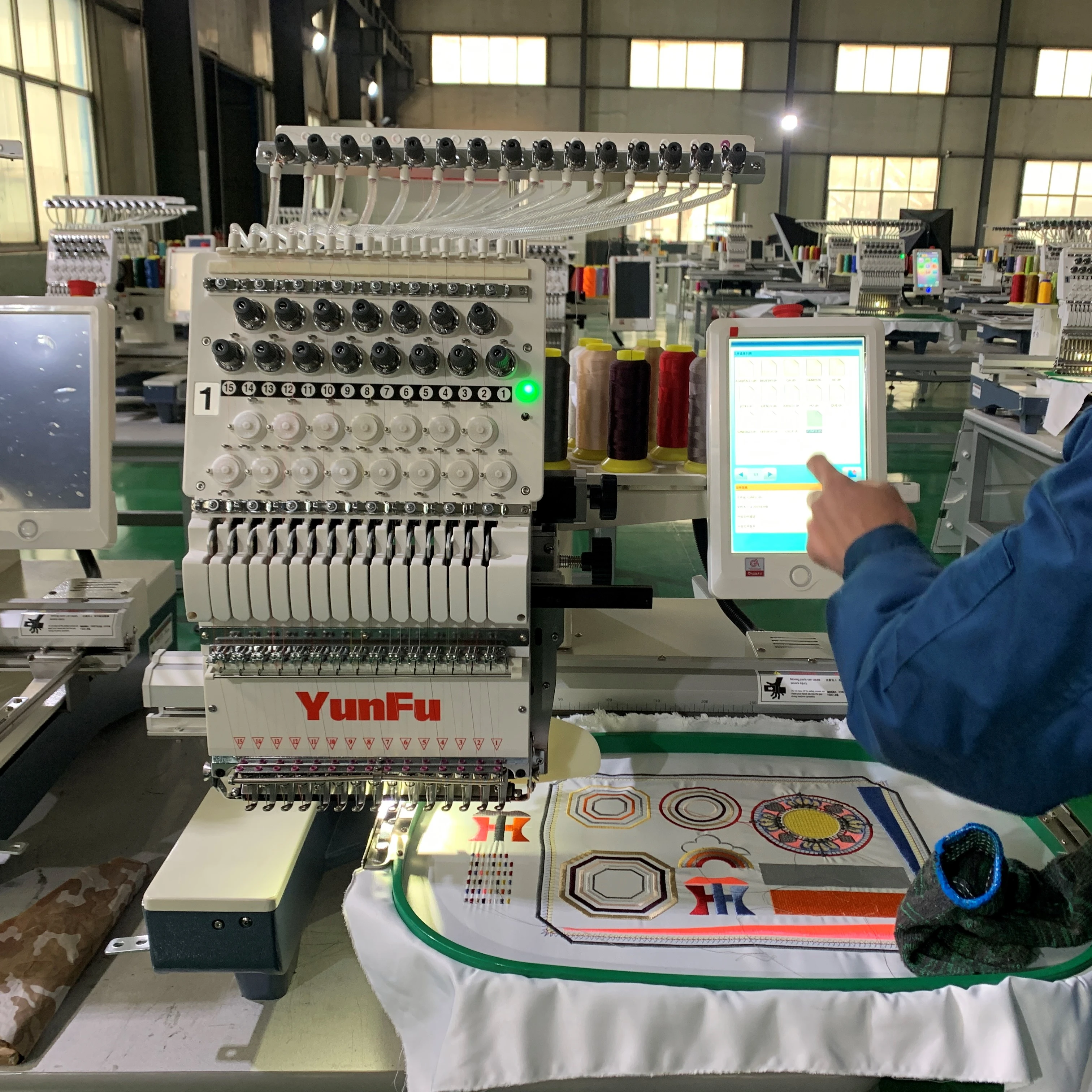 MT-1501/1201  Single head cheap hat/t shirt computerized embroidery sewing machine