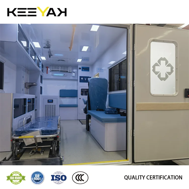 Brand New IVECO 4*4 Patients Emergency Rescue Ambulance Ambulance Monitoring Vehicle Mobile Medical Ambulance Vehicle for Sale