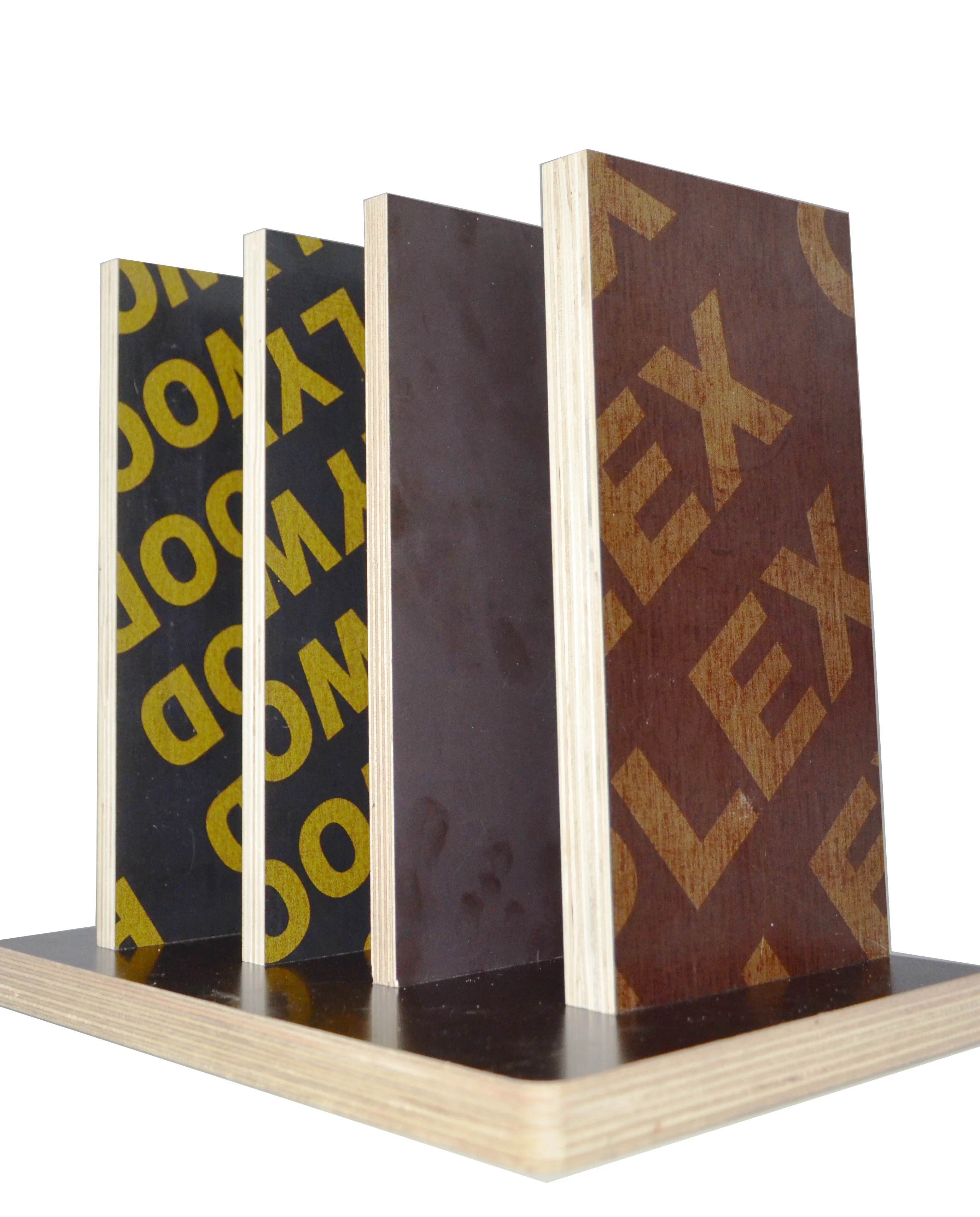 Linyi 18mm Construction Plywood Film Faced Plywood Melamine Wbp Glue Shuttering Plywood